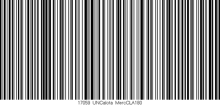 Código de barras (EAN, GTIN, SKU, ISBN): '17059_UNCalota_MercCLA180'