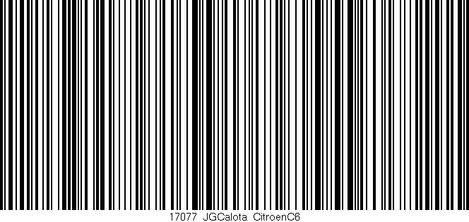 Código de barras (EAN, GTIN, SKU, ISBN): '17077_JGCalota_CitroenC6'