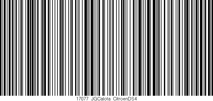 Código de barras (EAN, GTIN, SKU, ISBN): '17077_JGCalota_CitroenDS4'