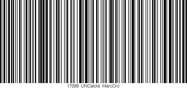 Código de barras (EAN, GTIN, SKU, ISBN): '17099_UNCalota_MarcCro'