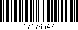 Código de barras (EAN, GTIN, SKU, ISBN): '17176547'