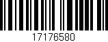 Código de barras (EAN, GTIN, SKU, ISBN): '17176580'