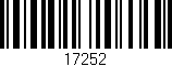 Código de barras (EAN, GTIN, SKU, ISBN): '17252'