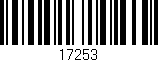 Código de barras (EAN, GTIN, SKU, ISBN): '17253'