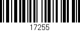 Código de barras (EAN, GTIN, SKU, ISBN): '17255'