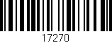 Código de barras (EAN, GTIN, SKU, ISBN): '17270'