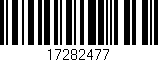 Código de barras (EAN, GTIN, SKU, ISBN): '17282477'