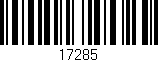 Código de barras (EAN, GTIN, SKU, ISBN): '17285'