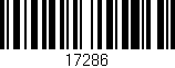 Código de barras (EAN, GTIN, SKU, ISBN): '17286'