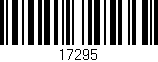 Código de barras (EAN, GTIN, SKU, ISBN): '17295'
