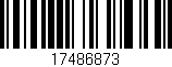 Código de barras (EAN, GTIN, SKU, ISBN): '17486873'