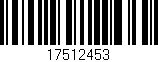 Código de barras (EAN, GTIN, SKU, ISBN): '17512453'