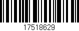 Código de barras (EAN, GTIN, SKU, ISBN): '17518629'