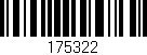 Código de barras (EAN, GTIN, SKU, ISBN): '175322'
