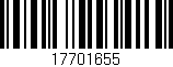 Código de barras (EAN, GTIN, SKU, ISBN): '17701655'