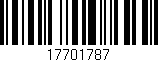 Código de barras (EAN, GTIN, SKU, ISBN): '17701787'
