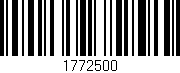 Código de barras (EAN, GTIN, SKU, ISBN): '1772500'