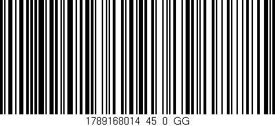 Código de barras (EAN, GTIN, SKU, ISBN): '1789168014_45_0_GG'