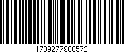 Código de barras (EAN, GTIN, SKU, ISBN): '1789277980572'