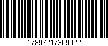 Código de barras (EAN, GTIN, SKU, ISBN): '17897217309022'