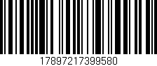 Código de barras (EAN, GTIN, SKU, ISBN): '17897217399580'