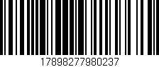 Código de barras (EAN, GTIN, SKU, ISBN): '17898277980237'