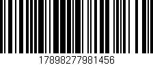 Código de barras (EAN, GTIN, SKU, ISBN): '17898277981456'