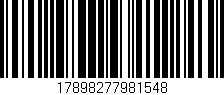 Código de barras (EAN, GTIN, SKU, ISBN): '17898277981548'