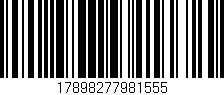 Código de barras (EAN, GTIN, SKU, ISBN): '17898277981555'