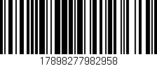 Código de barras (EAN, GTIN, SKU, ISBN): '17898277982958'