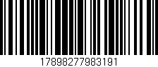 Código de barras (EAN, GTIN, SKU, ISBN): '17898277983191'