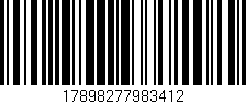 Código de barras (EAN, GTIN, SKU, ISBN): '17898277983412'