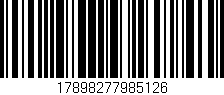 Código de barras (EAN, GTIN, SKU, ISBN): '17898277985126'