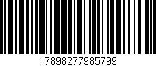 Código de barras (EAN, GTIN, SKU, ISBN): '17898277985799'