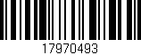 Código de barras (EAN, GTIN, SKU, ISBN): '17970493'