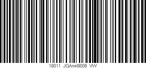 Código de barras (EAN, GTIN, SKU, ISBN): '18011_JGAnel9006_VW'