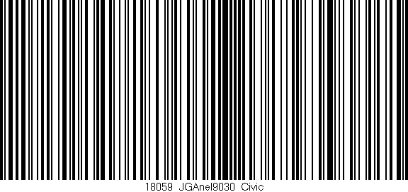 Código de barras (EAN, GTIN, SKU, ISBN): '18059_JGAnel9030_Civic'