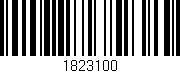 Código de barras (EAN, GTIN, SKU, ISBN): '1823100'