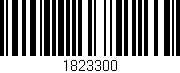 Código de barras (EAN, GTIN, SKU, ISBN): '1823300'