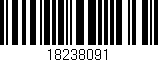 Código de barras (EAN, GTIN, SKU, ISBN): '18238091'