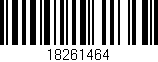 Código de barras (EAN, GTIN, SKU, ISBN): '18261464'