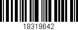 Código de barras (EAN, GTIN, SKU, ISBN): '18319642'