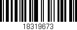 Código de barras (EAN, GTIN, SKU, ISBN): '18319673'