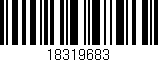 Código de barras (EAN, GTIN, SKU, ISBN): '18319683'