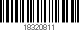 Código de barras (EAN, GTIN, SKU, ISBN): '18320811'