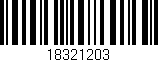 Código de barras (EAN, GTIN, SKU, ISBN): '18321203'