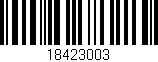 Código de barras (EAN, GTIN, SKU, ISBN): '18423003'