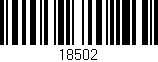Código de barras (EAN, GTIN, SKU, ISBN): '18502'