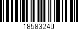 Código de barras (EAN, GTIN, SKU, ISBN): '18583240'