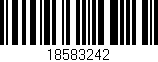 Código de barras (EAN, GTIN, SKU, ISBN): '18583242'